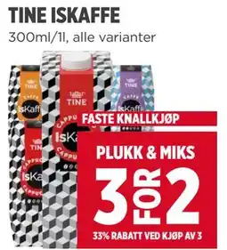 Meny TINE ISKAFFE tilbud