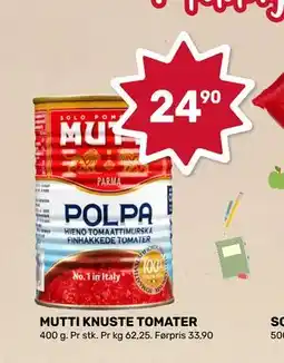 Matkroken MUTTI KNUSTE TOMATER tilbud