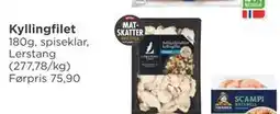Meny Kyllingfilet tilbud