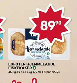 Matkroken LOFOTEN HJEMMELAGDE FISKEKAKER tilbud