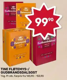 Matkroken TINE FLØTEMYS-/ GUDBRANDSDALSOST tilbud