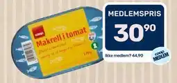 Matkroken Makrell i tomat tilbud