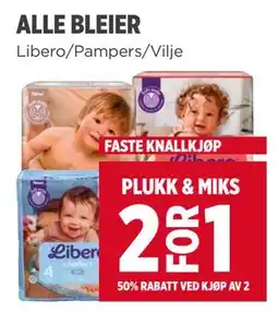 Meny ALLE BLEIER tilbud