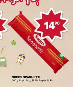 Matkroken SOPPS SPAGHETTI tilbud