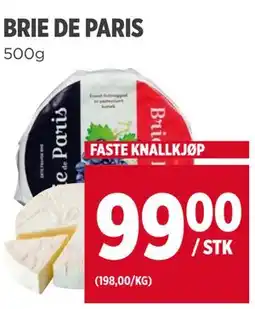 Meny BRIE DE PARIS tilbud