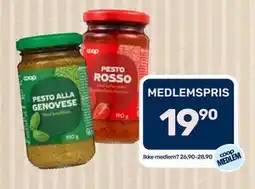 Matkroken PESTO ALLA GENOVESE / PESTO ROSSO, Medlemspris tilbud