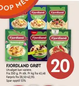 Coop Mega FJORDLAND GRØT tilbud