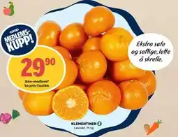 Coop Marked KLEMENTINER, Medlemspris tilbud