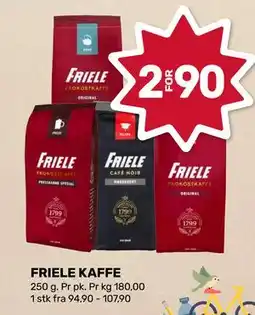 Coop Marked FRIELE KAFFE tilbud