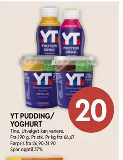 Coop Mega YT PUDDING/ YOGHURT tilbud