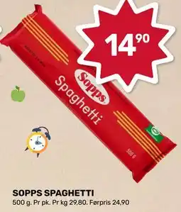 Coop Marked SOPPS SPAGHETTI tilbud