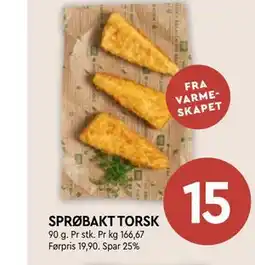 Coop Mega SPRØBAKT TORSK tilbud