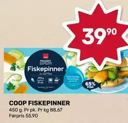 Coop Marked COOP FISKEPINNER tilbud