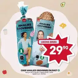 Matkroken COOP AMALIES GROVBRØD/SKÅRET tilbud