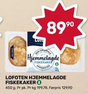 Coop Marked LOFOTEN HJEMMELAGDE FISKEKAKER tilbud