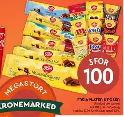 Coop Mega FREIA PLATER & POSER tilbud