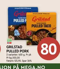 Coop Mega GRILSTAD PULLED PORK tilbud