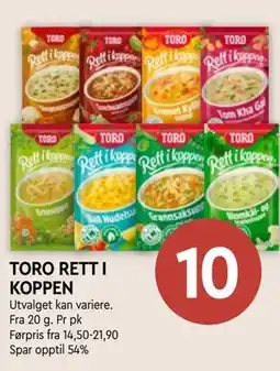 Coop Mega TORO RETT I KOPPEN tilbud