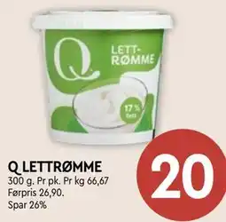 Coop Mega Q LETTRØMME tilbud