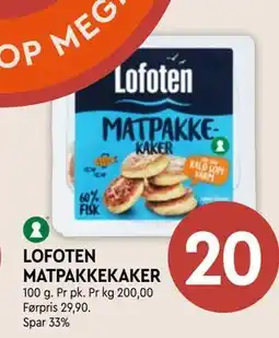 Coop Mega LOFOTEN MATPAKKEKAKER tilbud
