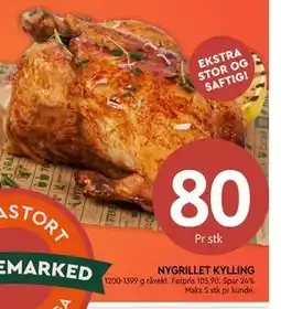 Coop Mega NYGRILLET KYLLING tilbud