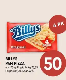 Coop Mega BILLYS PAN PIZZA tilbud