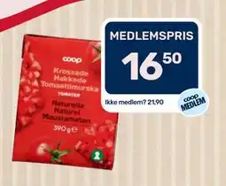 Coop Marked Krossade Hakkede Tomaattimurska tilbud