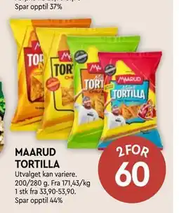 Coop Mega MAARUD TORTILLA tilbud