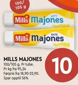 Coop Mega MILLS MAJONES tilbud
