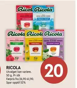 Coop Mega RICOLA tilbud