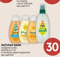 Coop Mega NATUSAN BARN tilbud