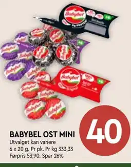 Coop Mega BABYBEL OST MINI tilbud