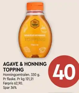 Coop Mega AGAVE & HONNING TOPPING tilbud