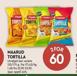 Coop Mega MAARUD TORTILLA tilbud