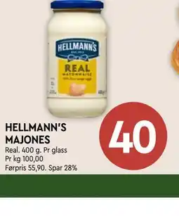 Coop Mega HELLMANN'S MAJONES tilbud