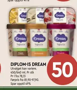 Coop Mega DIPLOM-IS DREAM tilbud