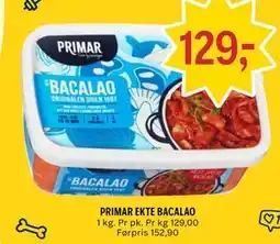Coop Prix PRIMAR EKTE BACALAO tilbud