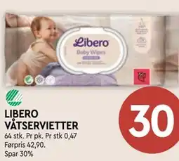Coop Mega LIBERO VÅTSERVIETTER tilbud