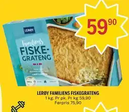 Coop Prix LERØY FAMILIENS FISKEGRATENG tilbud
