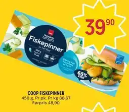 Coop Prix COOP FISKEPINNER tilbud