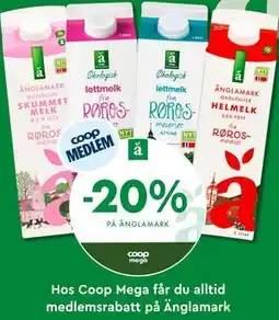 Coop Mega 20% PÅ ÄNGLAMARK tilbud