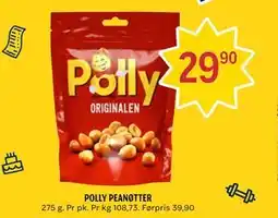 Coop Prix POLLY PEANØTTER tilbud