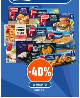 Coop Obs FINDUS FISK tilbud