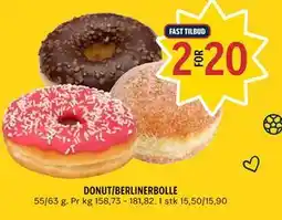 Coop Prix DONUT/BERLINERBOLLE tilbud