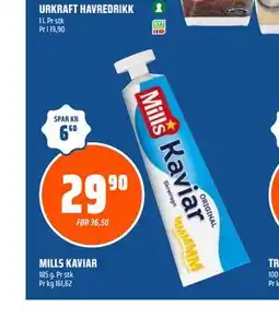 Coop Obs MILLS KAVIAR tilbud