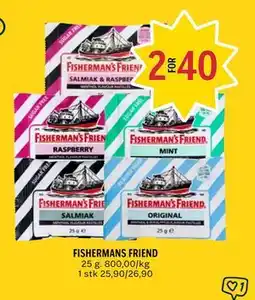 Coop Prix FISHERMANS FRIEND tilbud