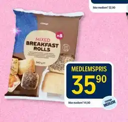 Coop Prix MIXED BREAKFAST ROLLS tilbud