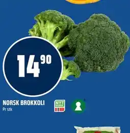 Coop Obs NORSK BROKKOLI tilbud