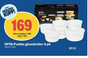 Coop Obs SPiiS Puebla glassboller 6 pk tilbud