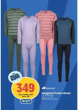 Coop Obs Skogstad Trolla ullsett tilbud